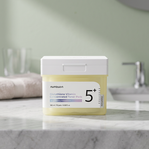 Numbuzin No.5+ Glutathione Vitamin Concentrated Toner Pads - Soins de la peau coréens - Tonique en pads à la vitamine glutathion - Soin éclaircissant - Product Image 3