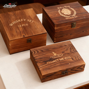 Caja de Madera Personalizada de Fábrica, con Logotipo y Tamaño Personalizados, Tapa Abatible con Cierre, Caja de Almacenamiento de Pino, Caja de Regalo, Caja de Madera para Joyería y Recuerdos - Product Image 3