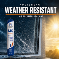 Lem Silikon MS Glue, Sealant Hybrid Fleksibel Tahan Air untuk Dapur, Kamar Mandi, Ubin, Batu, dan Perekat Cermin