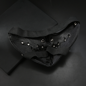 Produits sexuels pour couples Nouveau masque d'équitation Rivet Punk Halloween Discothèque Rock Stage Performance Masque en cuir BDSM Bondgae Gear - Product Image 4