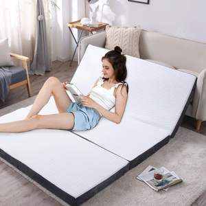 <span class=keywords><strong>Matelas</strong></span> <span class=keywords><strong>de</strong></span> sol portable queen size canapé-lit <span class=keywords><strong>matelas</strong></span> pliant en <span class=keywords><strong>mousse</strong></span> à mémoire <span class=keywords><strong>de</strong></span> forme pour le soulagement des douleurs dorsales meubles à usage général pour chambre à coucher - Product Image 2