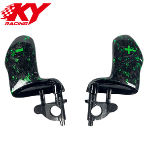 Volante LED de fibra de carbono forjado verde personalizado, adecuado para Dodge Challenger Charger Durango Hellcat SRT RT/GT 392 - Product Image 4