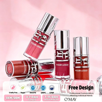 Gloss à lèvres végétalien pour maquillage, marque privée, longue tenue, hydratant, brillant, effet repulpant, vente en gros