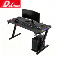 Table de jeu RGB Project Supply avec porte-gobelet et structure en acier en Z durable