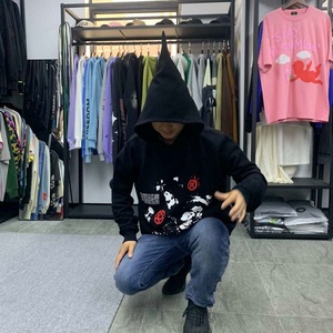 Sudadera con Capucha Personalizada de Estilo Urbano, Corte Cuadrado, Gruesa, con Estampado 3D en Relieve, para Hombre - Product Image 6