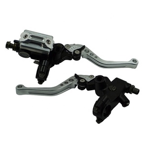 Levier d'embrayage de frein de guidon avant CNC universel en aluminium 7/8 ''22mm Leviers d'embrayage et de frein de moto - Product Image 4