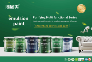 Pintura Acrílica Líquida de Alta Cobertura 2 en 1 QYM de 25 kg, Pintura para Paredes Interiores de Color Blanco Brillante y Bajo Olor - Product Image 2