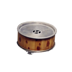 Xiangfei Pure Tin <b>Tea</b> <b>Tray</b> Square Bamboo Base Traditional Chinese Style For Kung Fu <b>Tea</b> Ceremony Accessories - Product Image 5