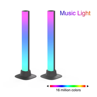 Vente chaude Moderne RVB LED Barre Lumineuse Smart App Contrôlée Reconnaissance Du Rythme Chambre Ambiance Lampe En Plastique TV Écrans D'ordinateur