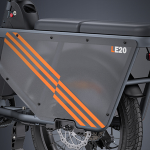 Vélo cargo électrique EU/UK à longue portée, moteur central 250W, vélo électrique familial 20 pouces pour livraison de courses et transport urbain intensif - Product Image 5