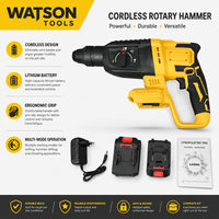 Kit de marteau perforateur rotatif sans fil professionnel, batterie au lithium, outil de perçage du béton, pour la vente en gros OEM ODM