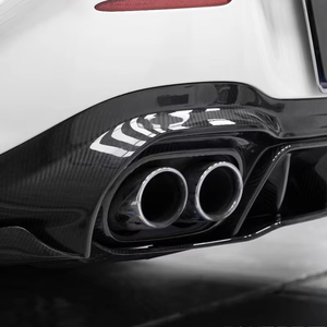 Kit de carrosserie en fibre de carbone sèche OEM pour Mercedes Benz W118 C118 CLA Class <span class=keywords><strong>AMG</strong></span> <span class=keywords><strong>CLA35</strong></span> CLA45S Nouveau diffuseur de lèvre de pare-chocs arrière Spoiler - Product Image 5