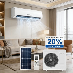 Mini Split Solar de 24000 BTU y 2 Toneladas, Aire Acondicionado <span class=keywords><strong>Inverter</strong></span> con Función de Calefacción y Refrigeración, R32 R410, Ahorro de Energía, Reinicio Automático - Product Image 2