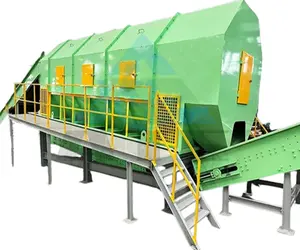 MSW kommunale Festmüllbehandlung Sortieranlage Müllmüllbehandlung Sortier- und Recyclingmaschinen 500 Tonnen/Tag