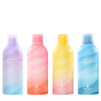 Aminozuur douchemousse, aluminium spuitbus schuimende douchegel met melk, sinaasappel, kersenparfum 350ml.