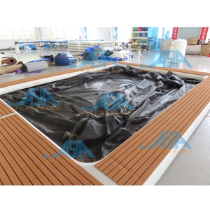 <span class=keywords><strong>Piscine</strong></span> flottante gonflable en teck avec filet amovible, <span class=keywords><strong>Surface</strong></span> antidérapante - Product Image 5