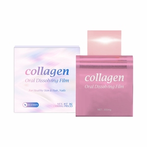 JULONG OEM/ODM Tiras de Colágeno Natural para Blanquear la Piel, L-Glutatión, Colágeno en Película Oral Disoluble para Mujeres - Product Image 1