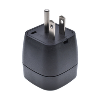 Adaptateur de voyage secteur UE (Allemagne) vers USA pour ordinateur portable, appareil photo, téléphone portable et LED - Certifié CE, en PC + Cuivre