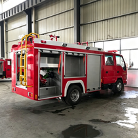 Camion de lutte contre l'incendie JAC 4X2 avec réservoir d'eau de 2000 litres et réservoir de mousse de 1000 litres