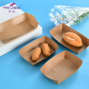 Caja de Cartón Gris para Empacar Alimentos, Cuadrada, Desechable, Biodegradable, Ecológica, Personalizada, de Calidad Alimentaria, para Hot Dogs y Hamburguesas, con Brillo - Product Image 5