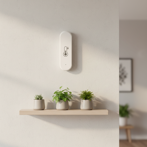 Higrómetro Inteligente WIFI Tuya, Sensor de Temperatura, Detector, Compatible con Alexa y <span class=keywords><strong>Google</strong></span> Home, Diseño de Barra, Funciona con Batería, para Hoteles, <span class=keywords><strong>PC</strong></span>, TH01 - Product Image 4