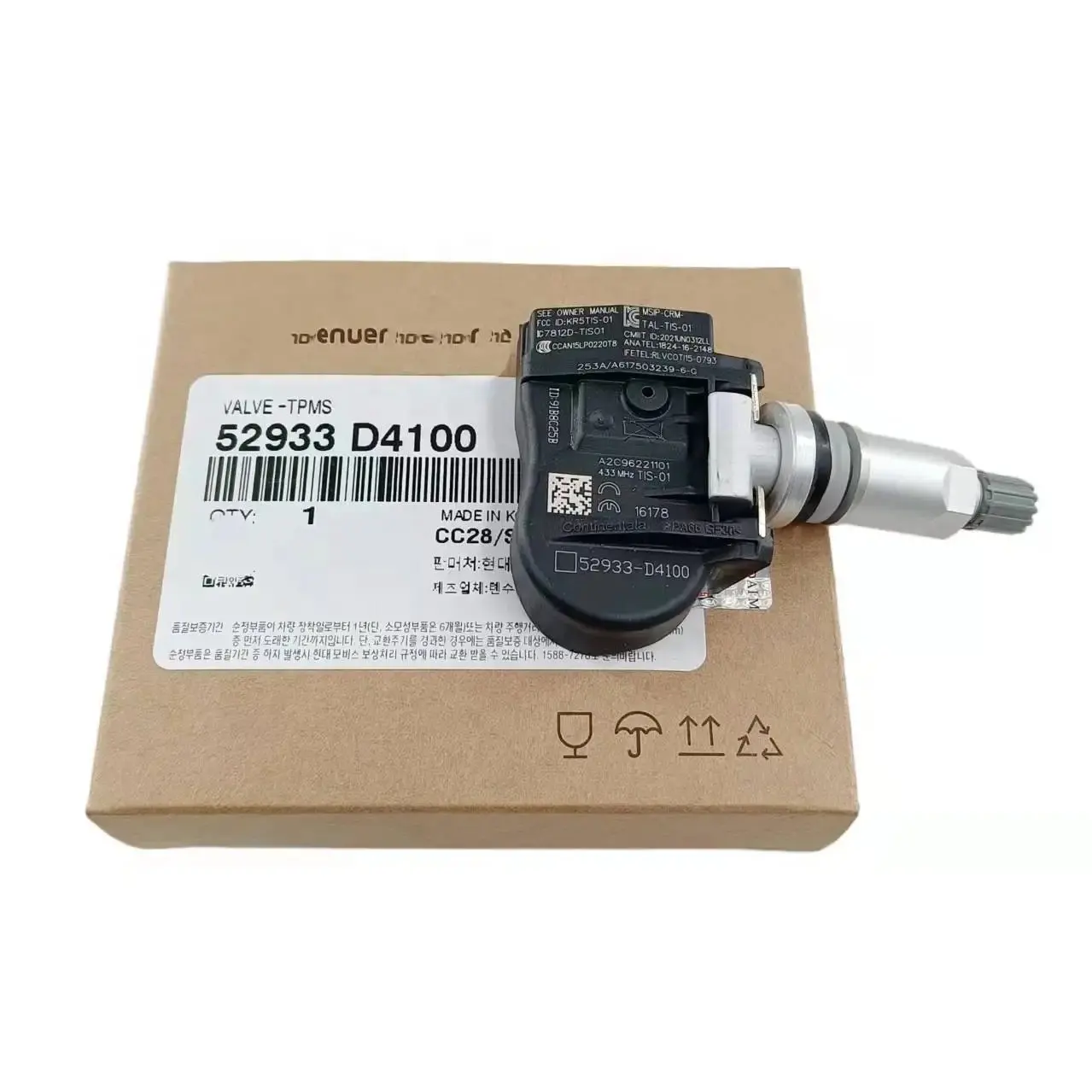 Sensor TPMS do sistema de monitoramento de pressão dos pneus de alta qualidade 52933-D4100 52933-d4100 para Hyundai Kia