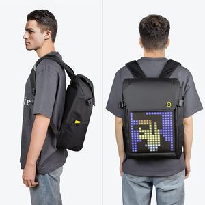 <span class=keywords><strong>Divoom</strong></span> 17 pulgadas Cool DIY para <span class=keywords><strong>Pixel</strong></span> <span class=keywords><strong>Art</strong></span> Animation Pantalla LED Mochila para computadora portátil Regalo de moda único para hombres y mujeres Controlado por aplicación - Product Image 6