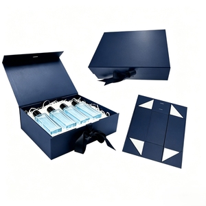 Luxury Cosmetics Gift Box Custom Logo Magnetic Collapsible Box Premium Beauty Packaging Eco-friendly Material Wholesale Factory - Product Image 1