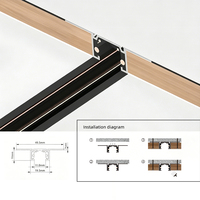 Projecteurs LED magnétiques sur rail intelligents 48 V CC, 11 mm, dimmables, en aluminium, modernes, COB, CRI 90, très demandés