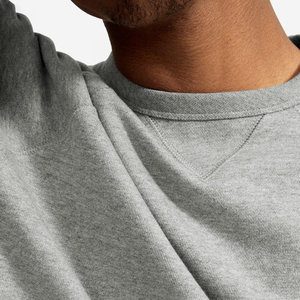 Sudadera unisex de algodón de alta calidad, talla grande, personalizada con bordado, cuello redondo para hombre. - Product Image 2