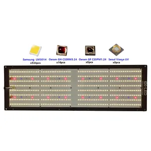 Samsung LM301H UV IR 660RED LM301H QB288 Led Grow Lamp Top Bin 3 Channel Grow Light With Switch