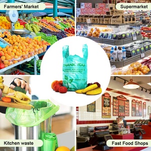 Sacs de courses biodégradables en PLA durables, pliables, gaufrés et tendance, pour entreprises et supermarchés, 1 tonne - Product Image 3