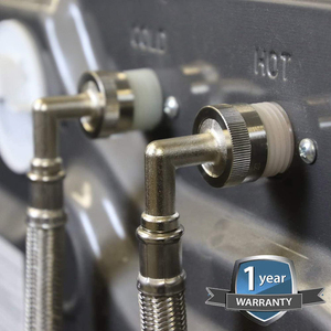 Chất lượng cao bằng thép không gỉ máy giặt vòi máy giặt đầu vào đường ống cung cấp - Product Image 5