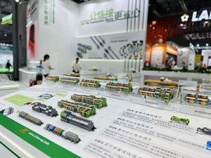 2.5mm GUS <span class=keywords><strong>PUSH</strong></span>-IN due fuori Din Rail morsettiera - Product Image 3