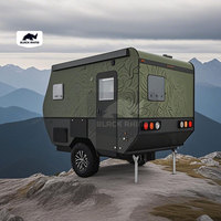 Nouveau camping-car australien hybride de 16 pieds tirer derrière 4x4 tout-terrain Rv Rvs campeurs en aluminium Mini Australie