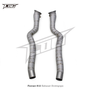 ท่อไอเสียดาวน์ไปป์สำหรับ <span class=keywords><strong>Ferrari</strong></span> <span class=keywords><strong>812</strong></span> 6.5L <span class=keywords><strong>V12</strong></span> ปี 2017-2020 ทำจากสแตนเลส ระบบไอเสียรถยนต์ ท่อไอเสียดาวน์ไปป์ - Product Image 2