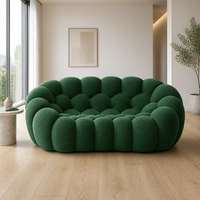 Canapé modulaire YUANCHANG Bubble, tissu en fibre de soja 3D spécial, éponge haute densité, canapé sectionnel rond créatif