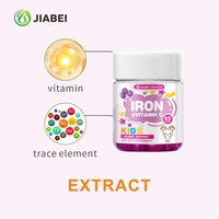 Vitamines en gros : Fer + Vitamine C en Gummies pour Enfants – Soutient l'Immunité et la Santé Générale – Compléments Vitaminiques et Fibres Alimentaires pour Enfants