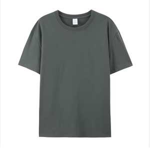 Breaking News T-shirt pour homme en coton 230g, coupe slim, épaules tombantes, couleur unie, manches courtes, col rond, tricot jersey décontracté, teint uni - Product Image 2