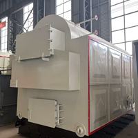 Ketel Uap Produksi Tipe Paket Hemat Energi Seri DZH, Pembakaran Manual Horizontal dengan Pelet Biomassa