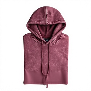 เสื้อฮู้ดดี้โอเวอร์ไซส์ผู้ชาย สีพื้น มีกระเป๋า แขนยาว สวมใส่สบายๆ สำหรับฤดูใบไม้ร่วง ผ้าฝ้าย 100% ผ้าเฟรนช์เทอร์รี่ถัก รุ่น 2027 - Product Image 4