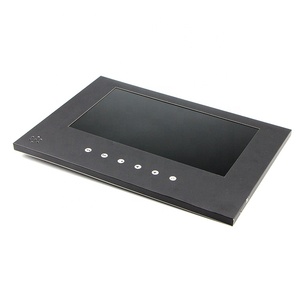 Promotional Gift Packaging Card 7 Inch LCD Screen HD Video Art <strong>Paper</strong> Folded <strong>Leaflet</strong> Thin Black Board Brochure Lithium Battery - Product Image 5