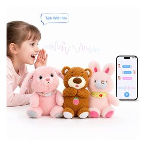 Peluche Lapin OEM d'usine avec module électronique de chat vocal IA, compagnon de sommeil en peluche douce pour enfants, fournisseur de détail - Product Image 1