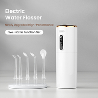 Irrigateur buccal électrique, jet d'eau dentaire haute pression, pulsation 360° °   Hydropulseur rotatif étanche IPX7 pour appareils dentaires et implants