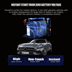 Arrancador de Coches 1200A con Compresor de Aire 150PSI 12V, Arrancador Portátil Inteligente para Coche/Automóvil, Batería de Polímero de Litio de 10000mAh, Banco de Energía - Product Image 2