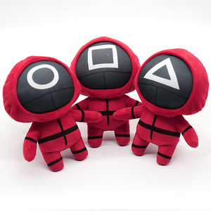 Peluche da Collezione a Forma <span class=keywords><strong>di</strong></span> Personaggio Mascherato per Alleviare Stress e Ansia - Giocattolo Morbido e Spremibile, Design Personalizzabile con Tuta Rossa - Product Image 3