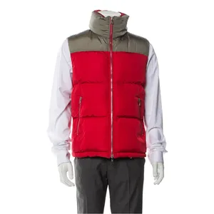 wholesale custom US winter padded waistcoats down quilted puffer vests UK plus size winter puffer jackets sleeveless