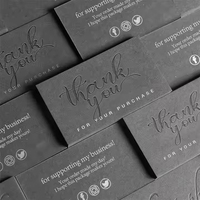 Tarjetas de Felicitación de Lujo con Papel Dorado, Tarjetas de Visita Personalizadas con Grabado, Tarjetas de Agradecimiento para Bodas con Sobres