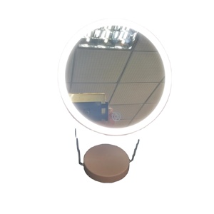 Led 메이크업 거울 M007 스마트 터치 컨트롤 조명 메이크업 화장대 스탠드 데스크 링 라이트 미러 Led 화장대 거울 USB 사용 - Product Image 1