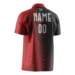 Tenue de sport pour hommes OEM ODM, couleur rouge et vert jaune, maillots de cricket - Product Image 4